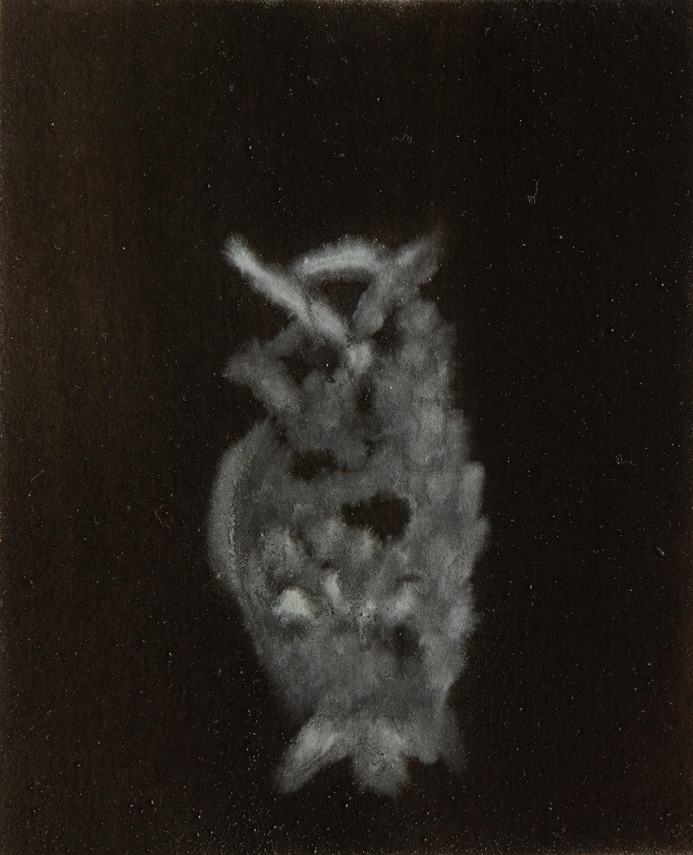 Il Gufo. Libri Antichi Stampe, 15 × 18,5 cm, varnished pigment on paper, 2021