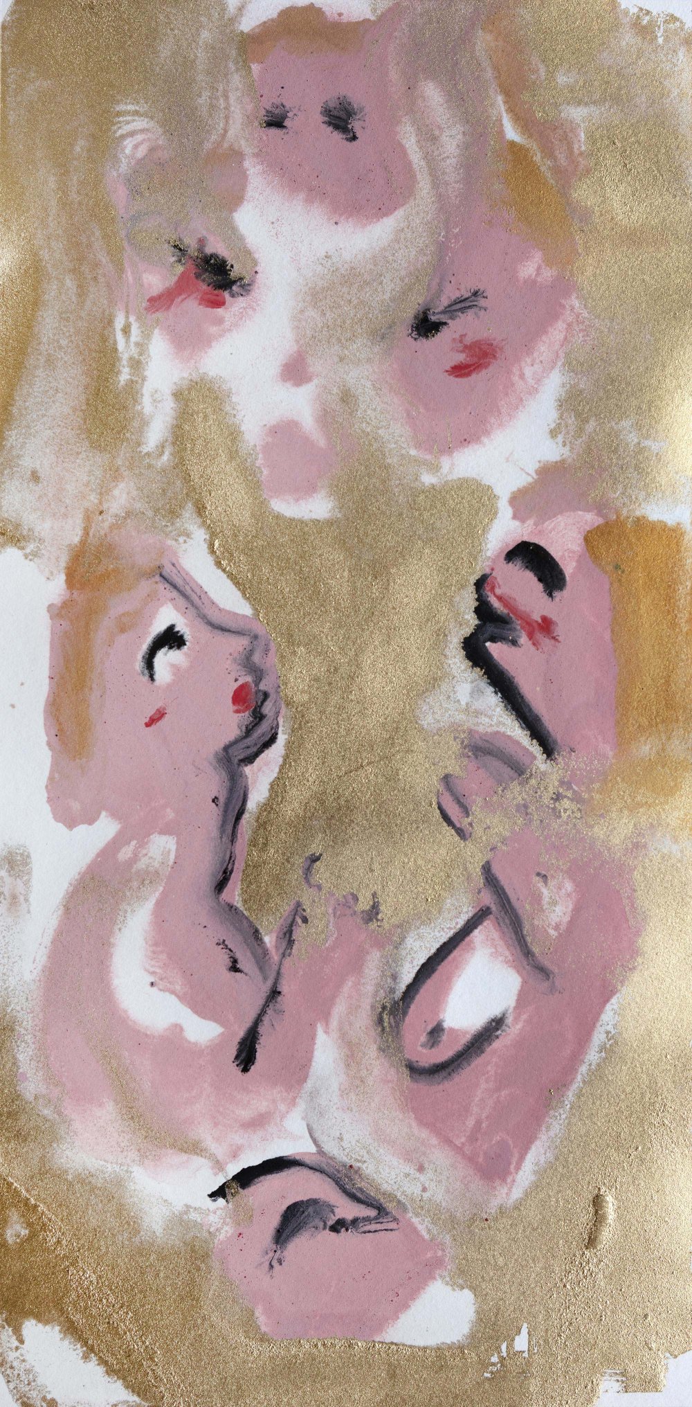 Il Giudizio. I Tarocchi, 53 × 24 cm, eggtempera on paper, 2021