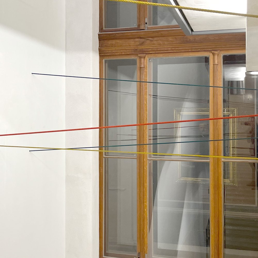 Stringfigures, steel, permanent, Österreichisches Parlament, 2023