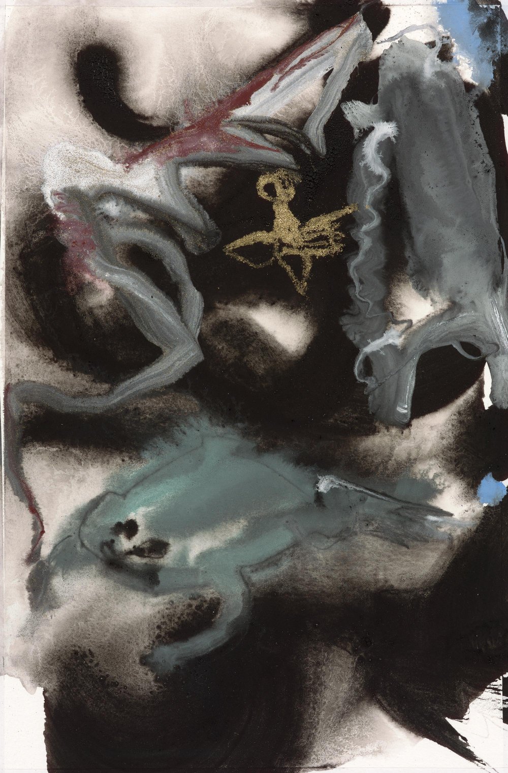 s9.3, 35 × 23 cm, oiltempera on paper, 2024